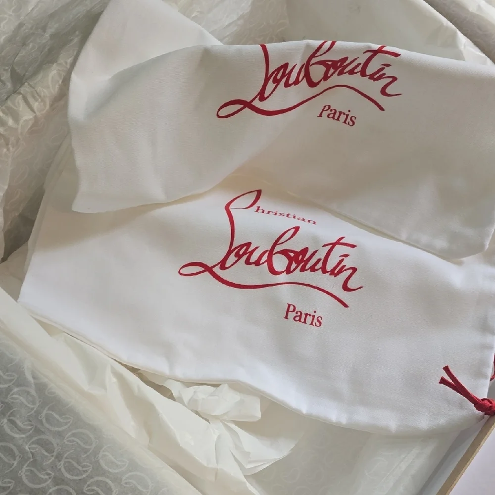 Christian Louboutin Black Combat Boots with Silver Accents - Picture 9 of 11